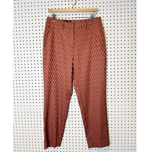 Wildfang | The Empower Slim Crop Pant, Checkered Jacquard Sz. 10